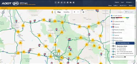 az511 road conditions map